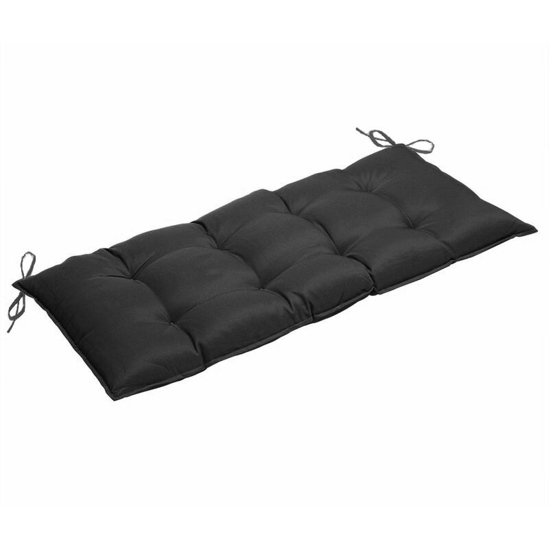 Almofada Assento Para Banco Futton 110x45cm - Preto FASTLAR Almofada para Banco - 1