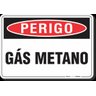 Placa Perigo Gás Metano - 1