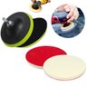 Kit Polimento de Vidros para Furadeira Esmerilhadeira com Base de Lixa 125mm e Disco Feltro de Lã 5  - 1