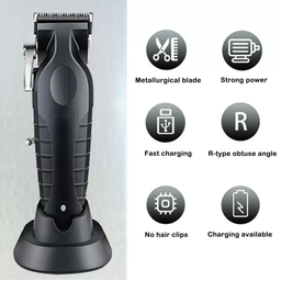 Máquina Cortar Cabelo Profissional 5w sem Fio Kemei Km 2296 - 6