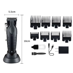 Máquina Cortar Cabelo Profissional 5w sem Fio Kemei Km 2296 - 2