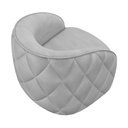 Ver mais imagens de Kit 2 Poltronas Decorativas Clarke Veludo Cinza Claro - Gran Belo