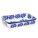 Ver imagem 2 de Travessa de Porcelana Pintada a Mao 31 X 21cm Espatula Inox Utensilios do Chef