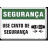 Placa Segurança Use Cinto De Segurança - 1