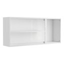 Ver imagem 2 de Armário Aéreo de Cozinha Evidence Aço 3 Portas Branco - Bertolini
