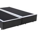 Ver imagem 4 de Cama Box King Bipartido Sintético Cinza Emth 193x203x40