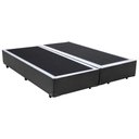 Ver imagem 1 de Cama Box King Bipartido Sintético Cinza Emth 193x203x40