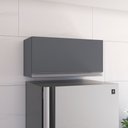 Ver imagem 5 de Armário Aéreo Geladeira Andréia 60 Cm Cinza Ajl