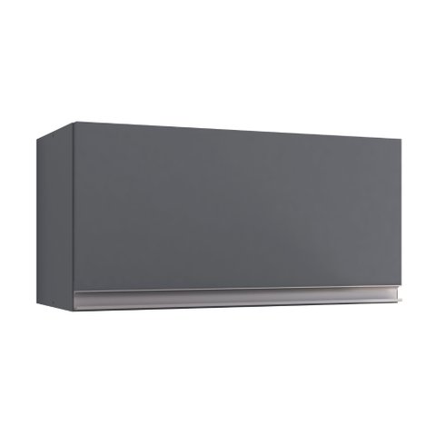 Armário Aéreo Geladeira Andréia 60 Cm Cinza Ajl