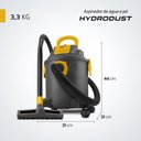 Ver imagem 2 de Aspirador de Água e Pó Hydrodust Mondial Apt-03-20L Preto e Amarelo 1600W 220V
