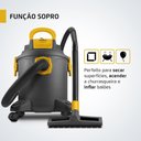 Ver imagem 4 de Aspirador de Água e Pó Hydrodust Mondial Apt-03-20L Preto e Amarelo 1600W 220V