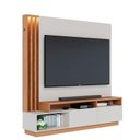 Ver imagem 2 de Estante Home Theater Humaitá Off White Matte Freijó com Mesa de Centro Jeri Freijó Off White - Colib