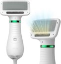 Ver imagem 1 de Super Cão Gato Estimação 2 In 1 Escova Deslizante Elétrica Leve Silenciosa Modeladora Penteado Remov