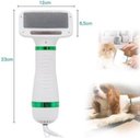 Ver imagem 7 de Super Cão Gato Estimação 2 In 1 Escova Deslizante Elétrica Leve Silenciosa Modeladora Penteado Remov