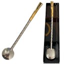 Ver imagem 5 de Bomba para Chimarrão Inox Premium Bocal Banhado a Ouro 24k