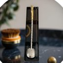 Ver mais imagens de Bomba para Chimarrão Inox Premium Bocal Banhado a Ouro 24k