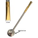 Ver imagem 7 de Bomba para Chimarrão Inox Premium Bocal Banhado a Ouro 24k