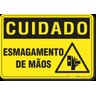 PLACA CUIDADO ESMAGAMENTO DE MÃOS S16 - 1