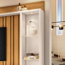 Ver imagem 7 de Estante Painel para Tv 60 Pol com Led Ian B01 Cinamomo Off White - Lyam Decor