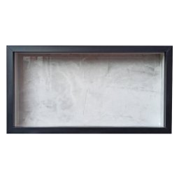 Nichos de Porcelanato Cinza Borda Preta para Banheiro 60x32cm - 11