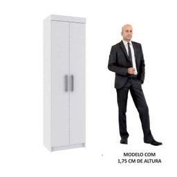 Armário Multiuso 2 Portas 5 Prateleiras Rodial - 5