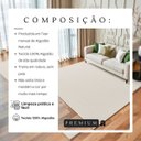 Ver imagem 5 de Tapete Sala Quarto Rústico 2,00m X 1,40m Moderno Antiderrapante Decoração Artesanal Boho Tear Cru