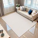 Ver imagem 3 de Tapete Sala Quarto Rústico 2,00m X 1,40m Moderno Antiderrapante Decoração Artesanal Boho Tear Cru