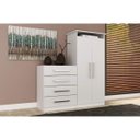 Ver imagem 1 de Cômoda 2 Portas 4 Gavetas Rodial