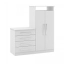 Ver imagem 5 de Cômoda 2 Portas 4 Gavetas Rodial