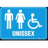 PLACA BANHEIRO CADEIRANTE UNISSEX - 1