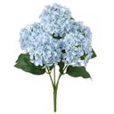 Ver imagem 1 de Buquê de Flores Artificiais Hortênsia Azul com Proteção Uv 40cm | Formosinha