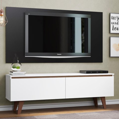 Rack Madesa Le Mans e Painel para Tv até 55 Polegadas 2 Portas