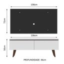 Ver imagem 3 de Rack Madesa Le Mans e Painel para Tv até 55 Polegadas 2 Portas