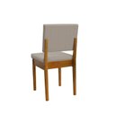 Ver imagem 7 de Conjunto de Mesa de Jantar 4 Lugares Siera em Madeira Maciça Marrom