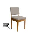 Ver imagem 5 de Conjunto de Mesa de Jantar 4 Lugares Siera em Madeira Maciça Marrom