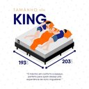 Ver imagem 5 de Conjunto Box Preto Luanda Branco Espuma D28 King 193x203x62 - King House
