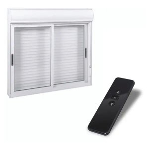 Janela Persiana de Aluminio Automatizada Esquadrias Brasil - 1,20 x 1,50