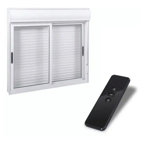 Janela Persiana de Aluminio Automatizada Esquadrias Brasil - 1,20 x 1,50