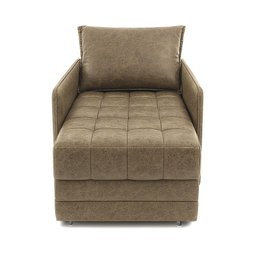Poltrona Cama Reclinável Retrátil Viena Corino Castor - Loja Sheep - 5
