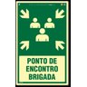 Placa Ponto De Encontro Brigada S44 - 1
