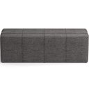 Ver imagem 3 de Puff Decorativo Living 160 Cm Roma W01 Linho Cinza Escuro - lyam