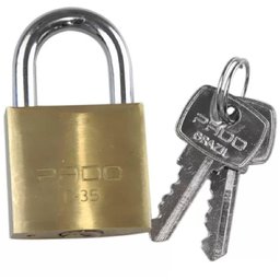 Cadeado em Latão Lt 35 C/ 2 Chaves - Pado - 2
