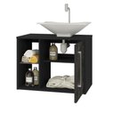 Ver imagem 3 de Conj Gabinete e Espelheira Baden P/ Banheiro Preto Fosco/nero