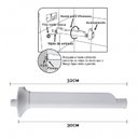 Ver imagem 4 de Braço Chuveiro Plastico 1/2 30cm Zagonel