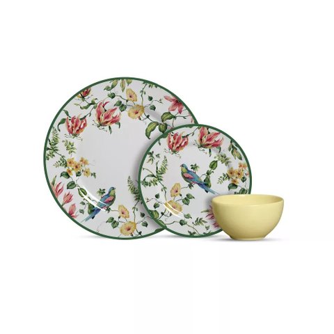 Aparelho de Jantar 12 Pçs Harmony Alleanza Alleanza Cerâmica Revendedor Autorizado. Produto Direto D