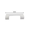 Kit 2 Puxador Vertical Geladeira Bosch Continental Rsv46 492468 - 2
