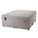 Ver imagem 7 de Conjunto Cama Box Queen Size Roma 158x198x71 Bege/Branco c/ Molas Ensacadas