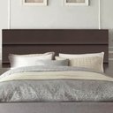 Ver imagem 1 de Painel Cabeceira Estofada Argentina 100cm Cama Box Solteiro Suede Marrom- Mabe Magazine