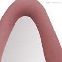 Ver imagem 4 de Espelho de Corpo Paris Veludo 58x160cm Orgânico Rosa