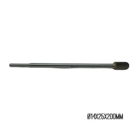 Lima/fresa Longa Corte Simples Md Politone Cilíndrica com Topo Esférico C1425200-sc